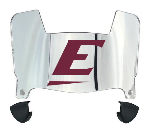 Eastern Kentucky Colonels Mini Football Helmet Visor Shield w/ Clips - PICK VISOR & LOGO COLOR