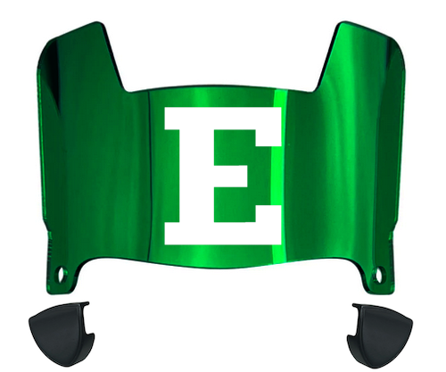 Eastern Michigan Eagles Mini Football Helmet Visor Shield w/ Clips - PICK VISOR & LOGO COLOR