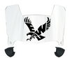 Eastern Washington Eagles Mini Football Helmet Visor Shield w/ Clips - PICK VISOR & LOGO COLOR