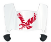 Eastern Washington Eagles Mini Football Helmet Visor Shield w/ Clips - PICK VISOR & LOGO COLOR