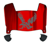 Eastern Washington Eagles Mini Football Helmet Visor Shield w/ Clips - PICK VISOR & LOGO COLOR