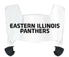 Eastern Illinois Panthers Mini Football Helmet Visor Shield w/ Clips - PICK VISOR & LOGO COLOR