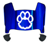 Eastern Illinois Panthers Mini Football Helmet Visor Shield w/ Clips - PICK VISOR & LOGO COLOR