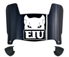 Eastern Illinois Panthers Mini Football Helmet Visor Shield w/ Clips - PICK VISOR & LOGO COLOR