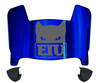 Eastern Illinois Panthers Mini Football Helmet Visor Shield w/ Clips - PICK VISOR & LOGO COLOR