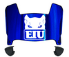 Eastern Illinois Panthers Mini Football Helmet Visor Shield w/ Clips - PICK VISOR & LOGO COLOR