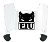 Eastern Illinois Panthers Mini Football Helmet Visor Shield w/ Clips - PICK VISOR & LOGO COLOR