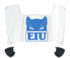 Eastern Illinois Panthers Mini Football Helmet Visor Shield w/ Clips - PICK VISOR & LOGO COLOR