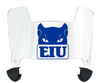 Eastern Illinois Panthers Mini Football Helmet Visor Shield w/ Clips - PICK VISOR & LOGO COLOR
