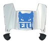Eastern Illinois Panthers Mini Football Helmet Visor Shield w/ Clips - PICK VISOR & LOGO COLOR
