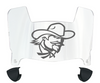 Eastern Kentucky Colonels Mini Football Helmet Visor Shield w/ Clips - PICK VISOR & LOGO COLOR