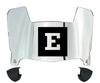 Eastern Michigan Eagles Mini Football Helmet Visor Shield w/ Clips - PICK VISOR & LOGO COLOR