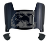 Eastern Michigan Eagles Mini Football Helmet Visor Shield w/ Clips - PICK VISOR & LOGO COLOR