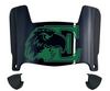 Eastern Michigan Eagles Mini Football Helmet Visor Shield w/ Clips - PICK VISOR & LOGO COLOR