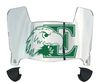 Eastern Michigan Eagles Mini Football Helmet Visor Shield w/ Clips - PICK VISOR & LOGO COLOR