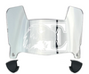 Eastern Michigan Eagles Mini Football Helmet Visor Shield w/ Clips - PICK VISOR & LOGO COLOR