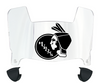 Eastern Michigan Eagles Mini Football Helmet Visor Shield w/ Clips - PICK VISOR & LOGO COLOR