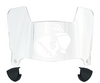 Eastern Michigan Eagles Mini Football Helmet Visor Shield w/ Clips - PICK VISOR & LOGO COLOR
