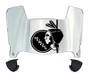 Eastern Michigan Eagles Mini Football Helmet Visor Shield w/ Clips - PICK VISOR & LOGO COLOR
