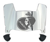 Eastern Michigan Eagles Mini Football Helmet Visor Shield w/ Clips - PICK VISOR & LOGO COLOR