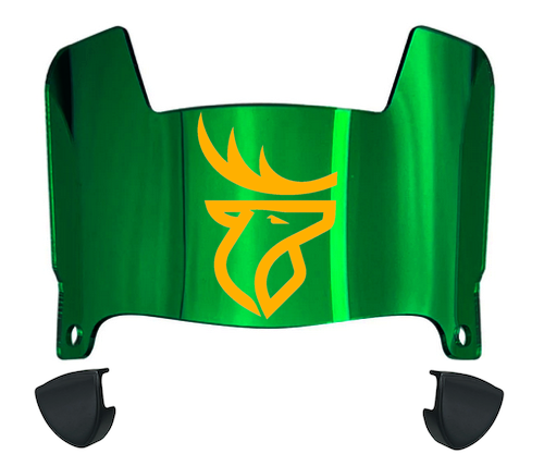 Edmonton Elks Mini Football Helmet Visor Shield w/ Clips - PICK VISOR & LOGO COLOR