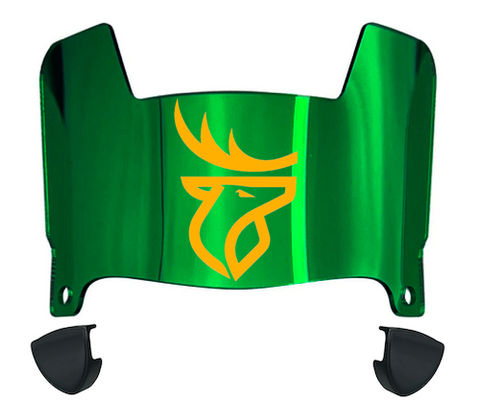 Edmonton Elks Mini Football Helmet Visor Shield w/ Clips - PICK VISOR & LOGO COLOR