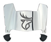 Edmonton Elks Mini Football Helmet Visor Shield w/ Clips - PICK VISOR & LOGO COLOR