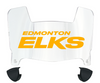 Edmonton Elks Mini Football Helmet Visor Shield w/ Clips - PICK VISOR & LOGO COLOR