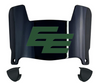 Edmonton Elks Mini Football Helmet Visor Shield w/ Clips - PICK VISOR & LOGO COLOR