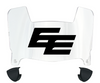 Edmonton Elks Mini Football Helmet Visor Shield w/ Clips - PICK VISOR & LOGO COLOR