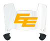 Edmonton Elks Mini Football Helmet Visor Shield w/ Clips - PICK VISOR & LOGO COLOR