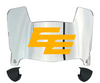 Edmonton Elks Mini Football Helmet Visor Shield w/ Clips - PICK VISOR & LOGO COLOR