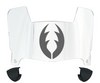Edmonton Elks Mini Football Helmet Visor Shield w/ Clips - PICK VISOR & LOGO COLOR