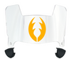 Edmonton Elks Mini Football Helmet Visor Shield w/ Clips - PICK VISOR & LOGO COLOR