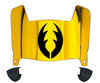Edmonton Elks Mini Football Helmet Visor Shield w/ Clips - PICK VISOR & LOGO COLOR