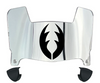 Edmonton Elks Mini Football Helmet Visor Shield w/ Clips - PICK VISOR & LOGO COLOR