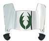 Edmonton Elks Mini Football Helmet Visor Shield w/ Clips - PICK VISOR & LOGO COLOR