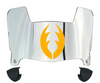 Edmonton Elks Mini Football Helmet Visor Shield w/ Clips - PICK VISOR & LOGO COLOR