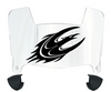 Elon Phoenix Mini Football Helmet Visor Shield w/ Clips - PICK VISOR & LOGO COLOR