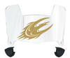Elon Phoenix Mini Football Helmet Visor Shield w/ Clips - PICK VISOR & LOGO COLOR