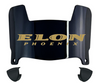 Elon Phoenix Mini Football Helmet Visor Shield w/ Clips - PICK VISOR & LOGO COLOR