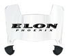 Elon Phoenix Mini Football Helmet Visor Shield w/ Clips - PICK VISOR & LOGO COLOR