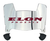 Elon Phoenix Mini Football Helmet Visor Shield w/ Clips - PICK VISOR & LOGO COLOR