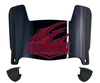 Elon Phoenix Mini Football Helmet Visor Shield w/ Clips - PICK VISOR & LOGO COLOR