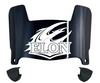 Elon Phoenix Mini Football Helmet Visor Shield w/ Clips - PICK VISOR & LOGO COLOR