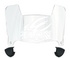 Elon Phoenix Mini Football Helmet Visor Shield w/ Clips - PICK VISOR & LOGO COLOR