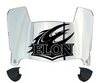 Elon Phoenix Mini Football Helmet Visor Shield w/ Clips - PICK VISOR & LOGO COLOR