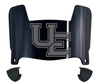Evansville Purple Aces Mini Football Helmet Visor Shield w/ Clips - PICK VISOR & LOGO COLOR