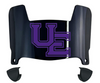 Evansville Purple Aces Mini Football Helmet Visor Shield w/ Clips - PICK VISOR & LOGO COLOR