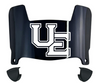 Evansville Purple Aces Mini Football Helmet Visor Shield w/ Clips - PICK VISOR & LOGO COLOR